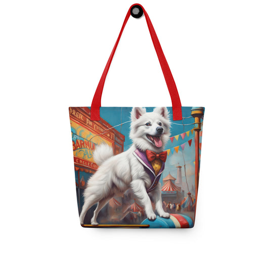 Tote bag-American Eskimo Dog V4