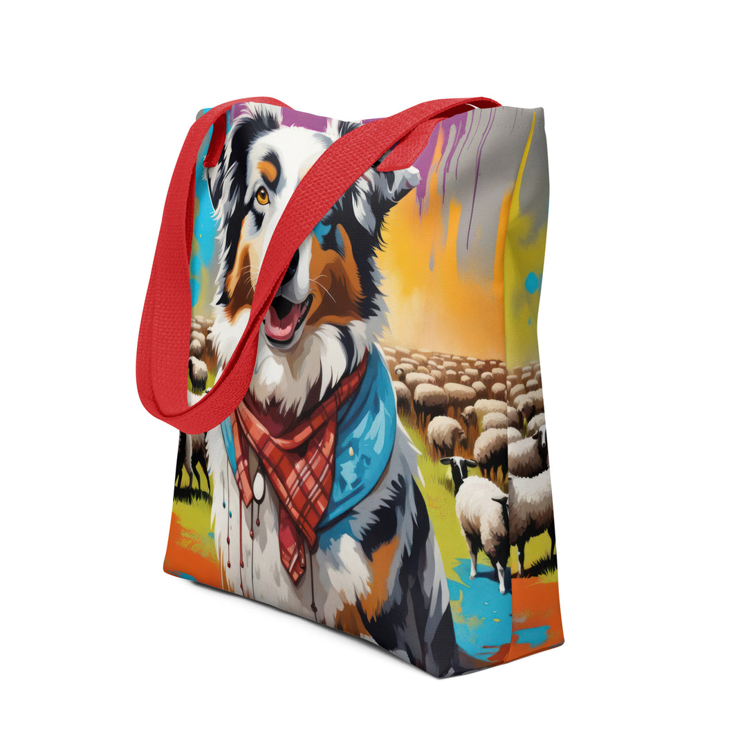 Tote bag-Australian Shepherd