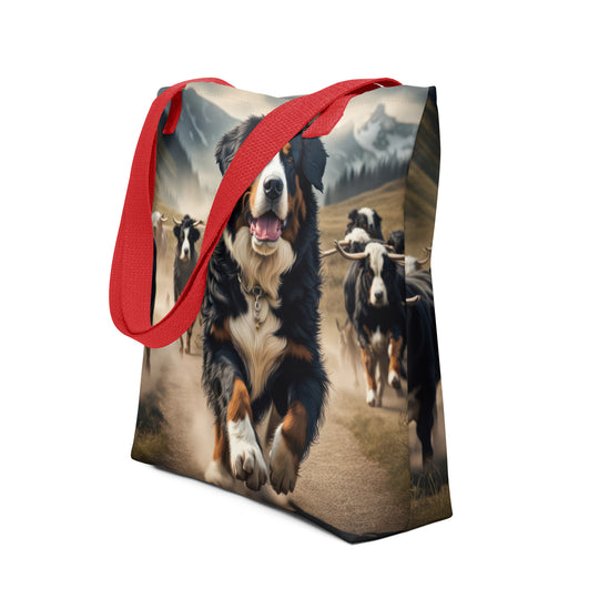 Tote bag-Bernese Mountain Dog V2