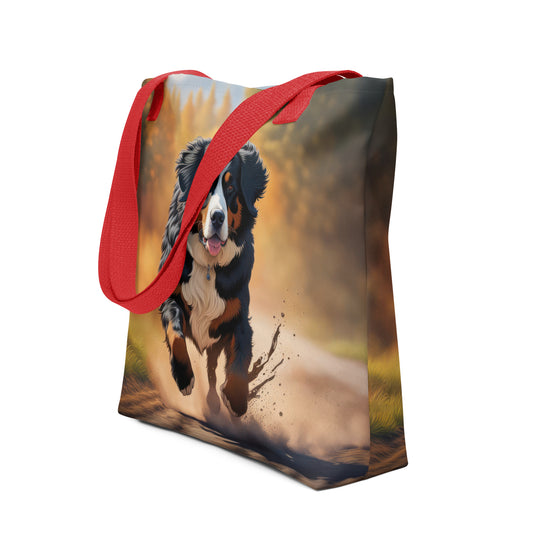 Tote bag-Bernese Mountain Dog V5