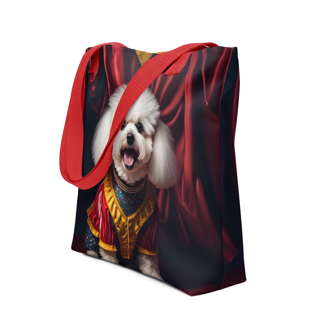 Tote bag-Bichon Frise Dog V6