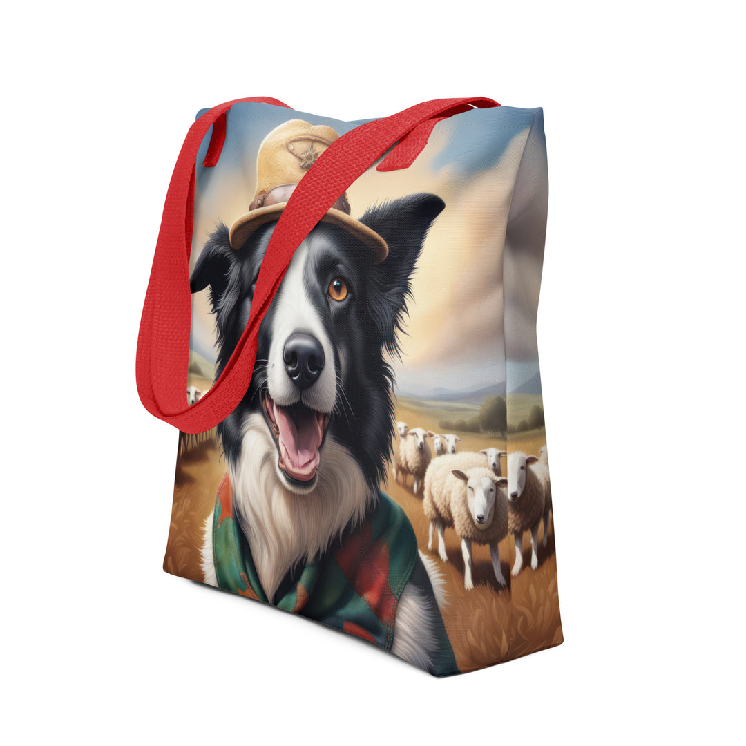 Tote bag-Border Collie V2