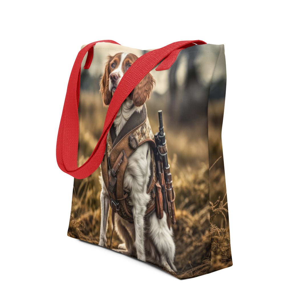 Tote bag-Brittany Dog V2