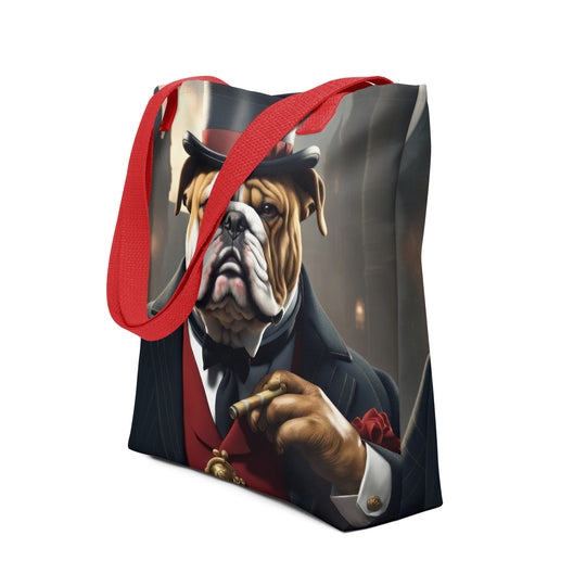 Tote bag-Bulldog V8