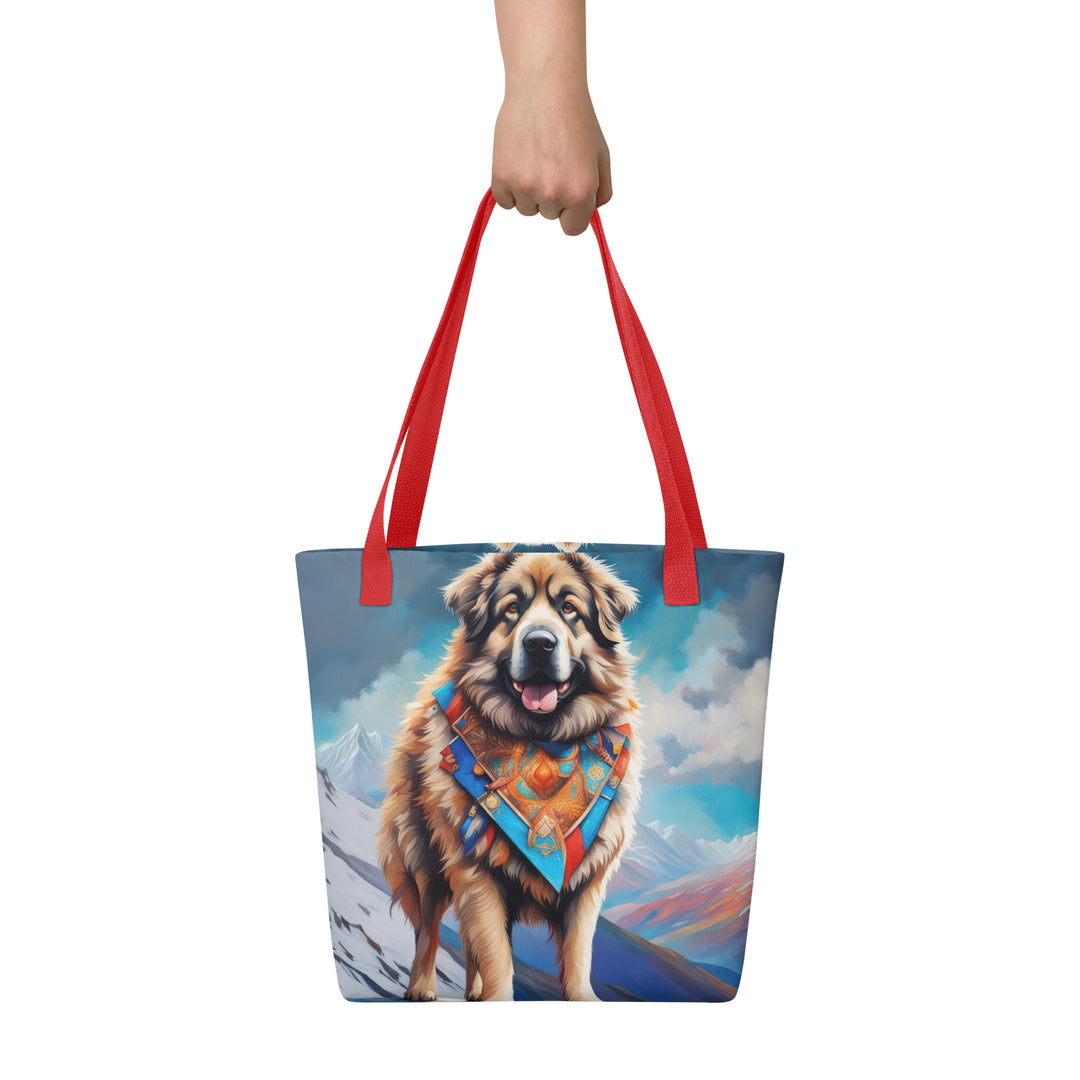 Tote bag-Caucasian Shepherd Dog