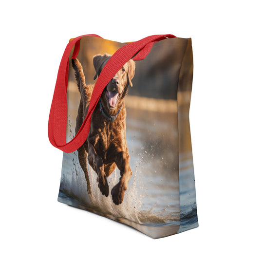 Tote bag-Chesapeake Retriever V3