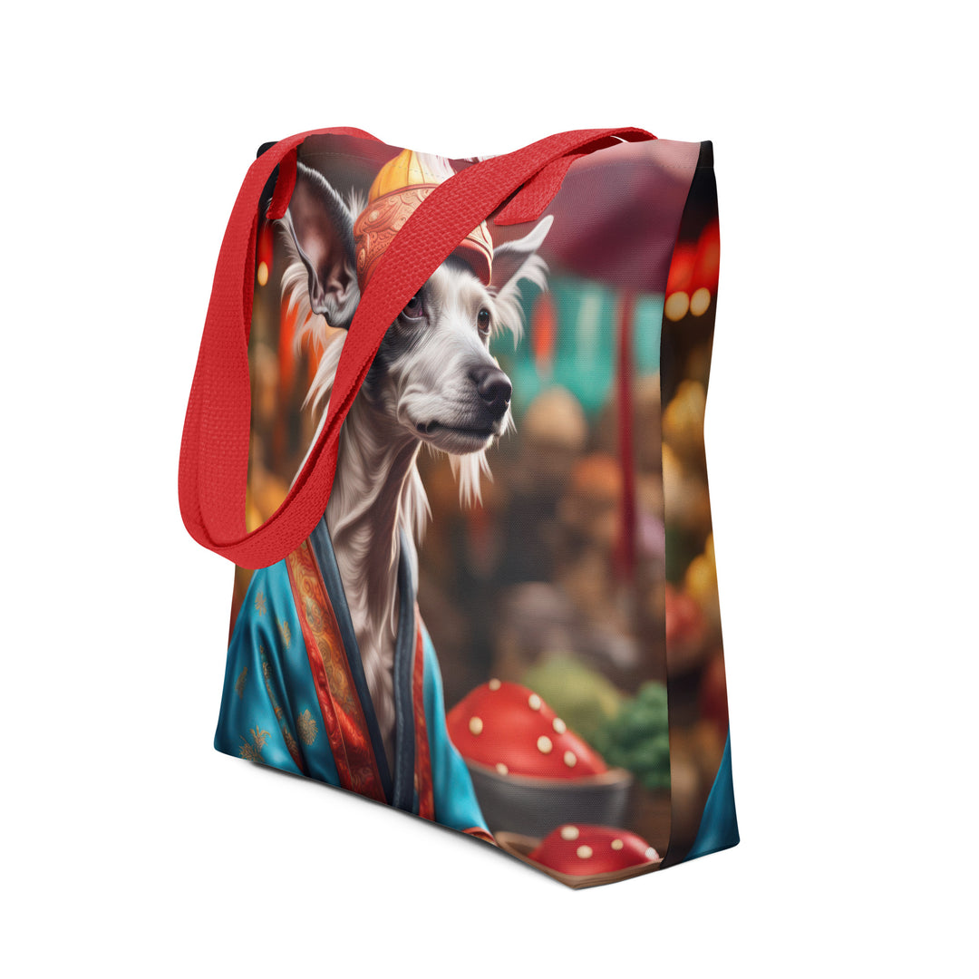 Tote bag-Chinese Crested Dog V2