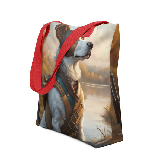 Tote bag-French Pointing Dog Pyrenean V2