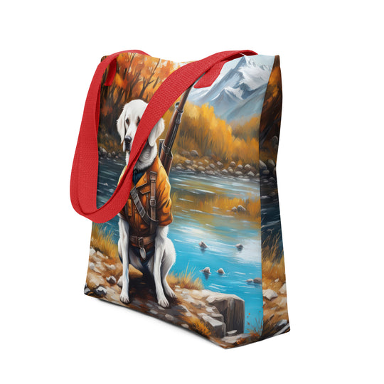 Tote bag-French Pointing Dog Pyrenean V4