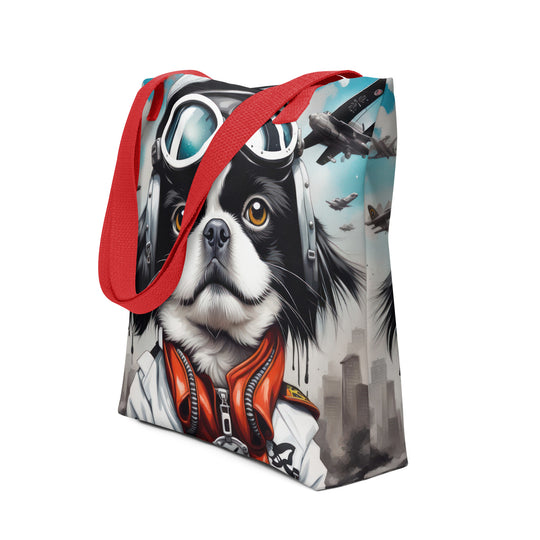 Tote bag-Japanese Chin V8