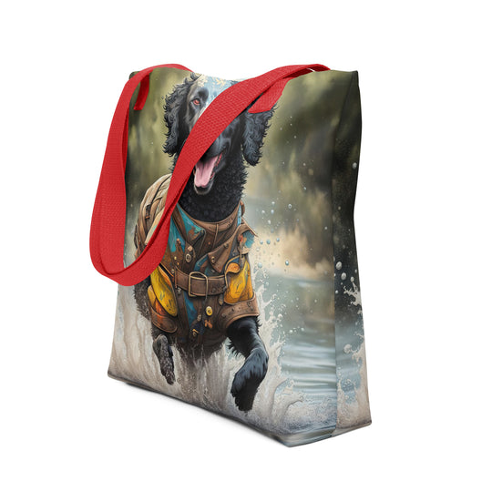 Tote bag-Curly-Coated Retriever V2