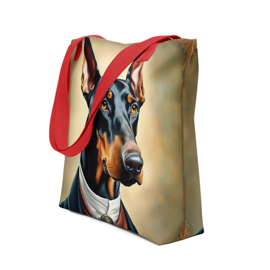 Tote bag-Doberman Pinscher