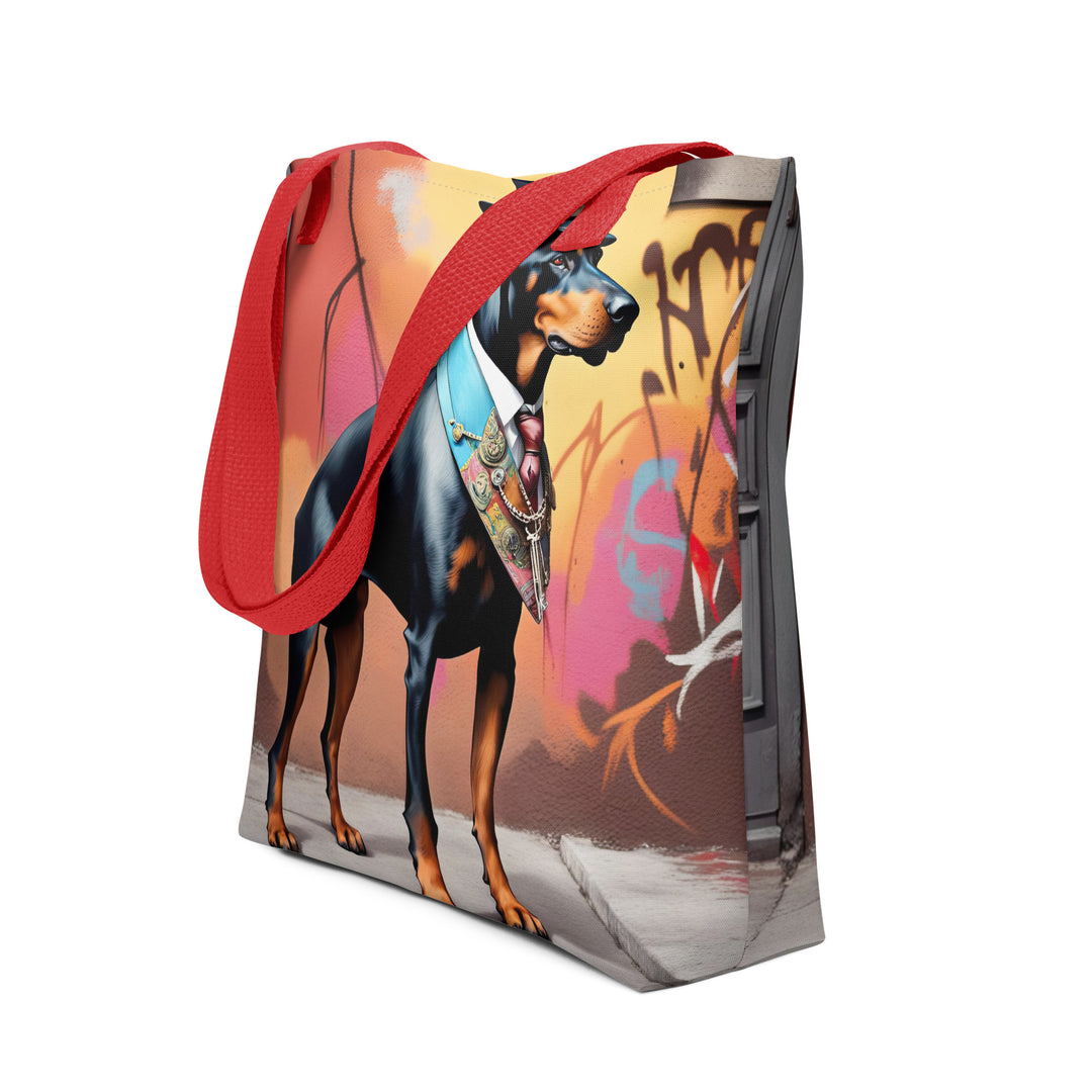 Tote bag-Doberman Pinscher V3