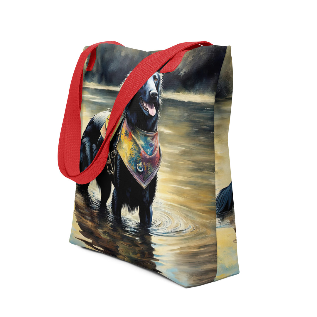 Tote bag-Flat-Coated Retriever V2