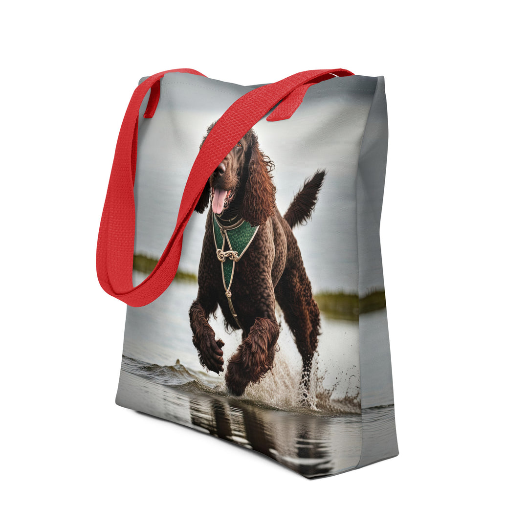 Tote bag-Irish Water Spaniel V3