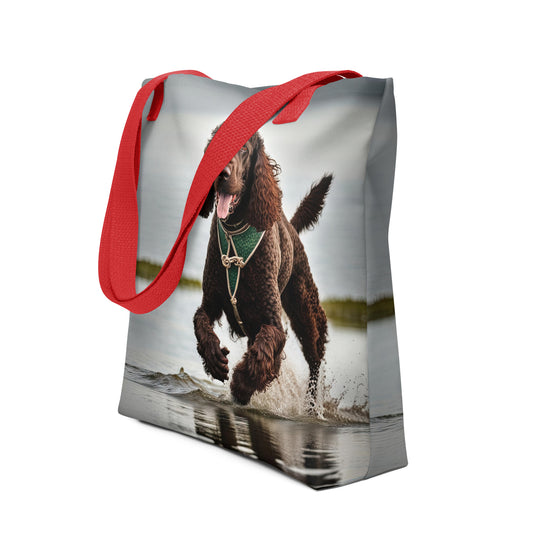 Tote bag-Irish Water Spaniel V3