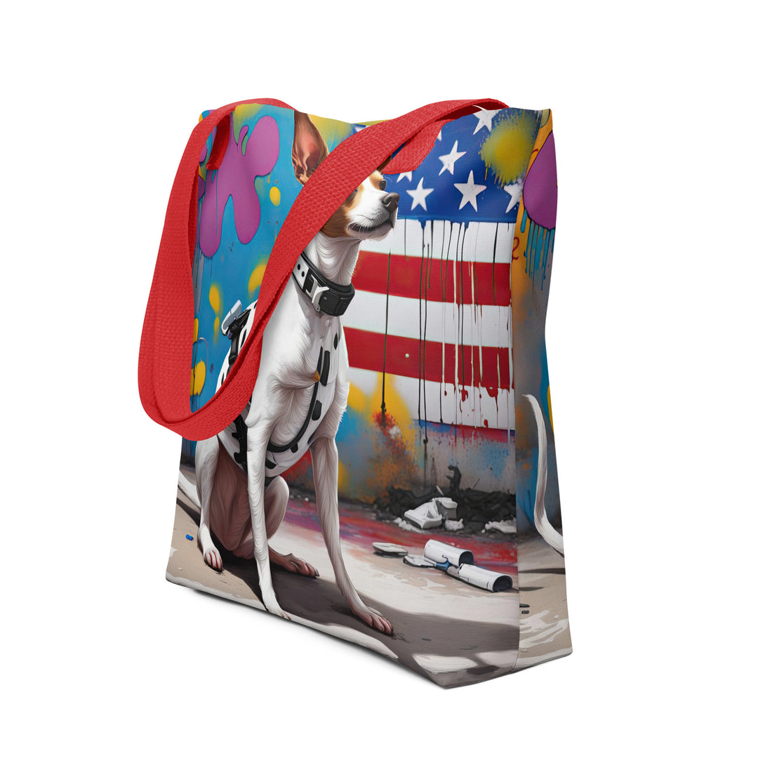 Tote bag-Short-legged Rat Terrier V3