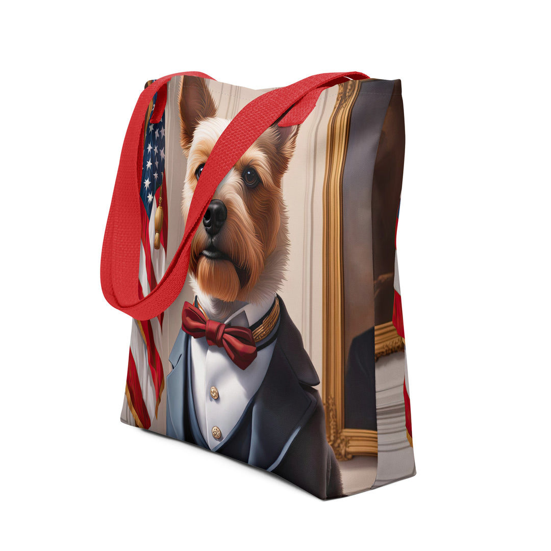 Tote bag-Teddy Roosevelt Terrier V3