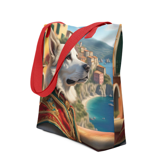 Tote bag-Volpino Italiano