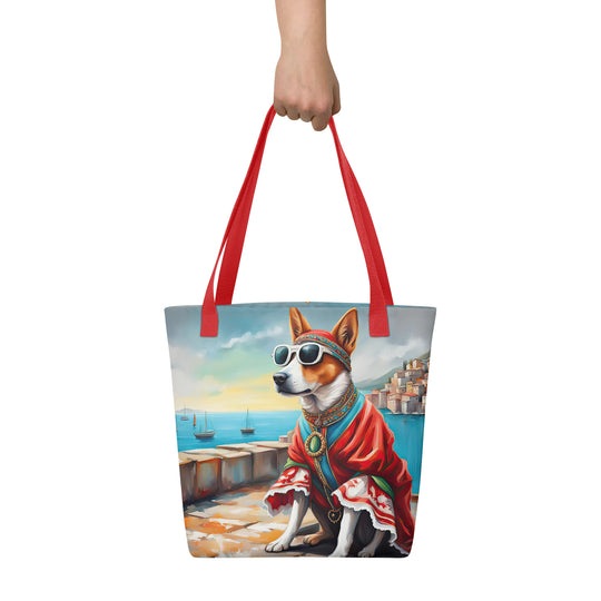 Tote bag-Volpino Italiano V4