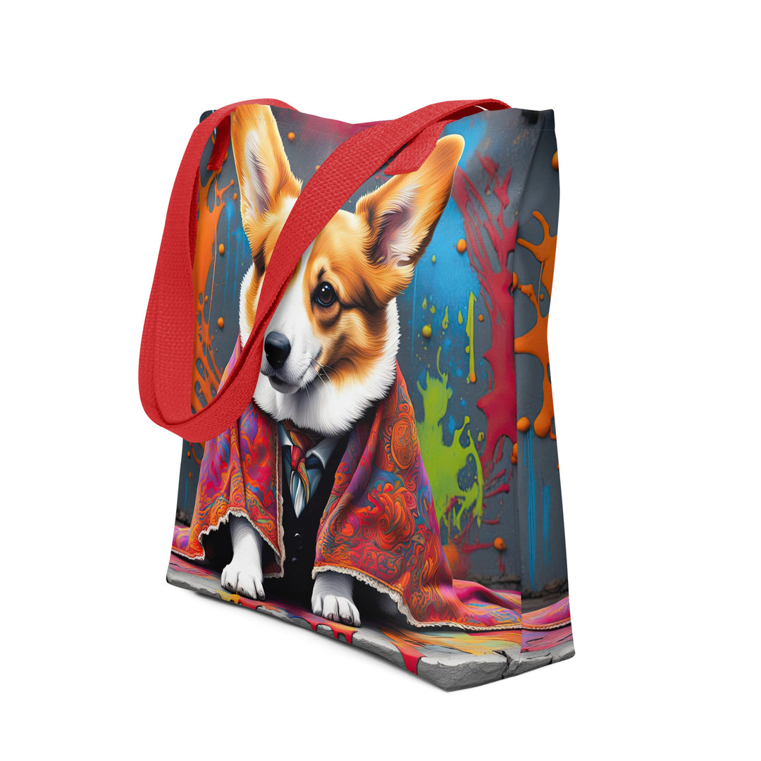 Tote bag-Pembroke Welsh Corgi V8