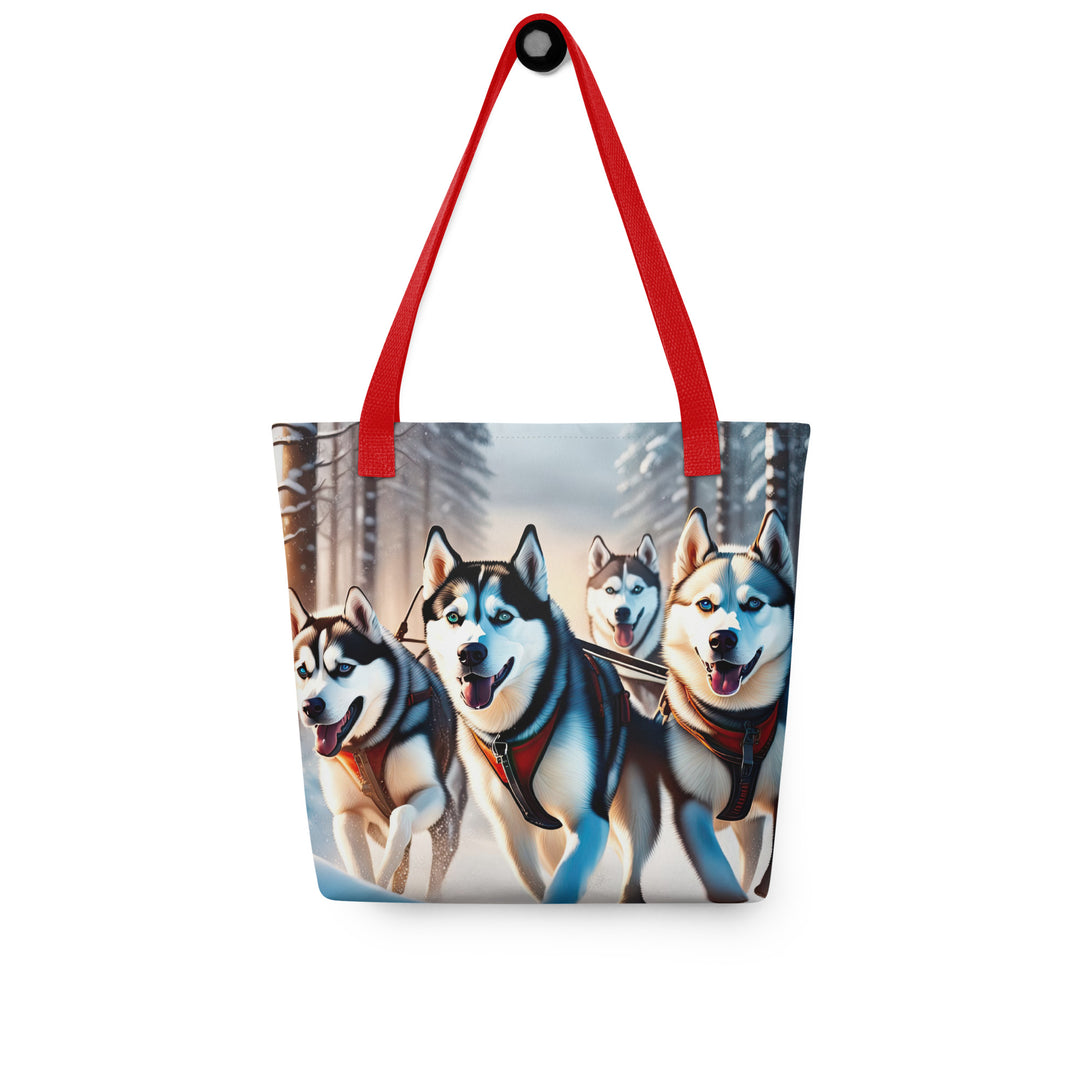 Tote bag-Siberian Husky