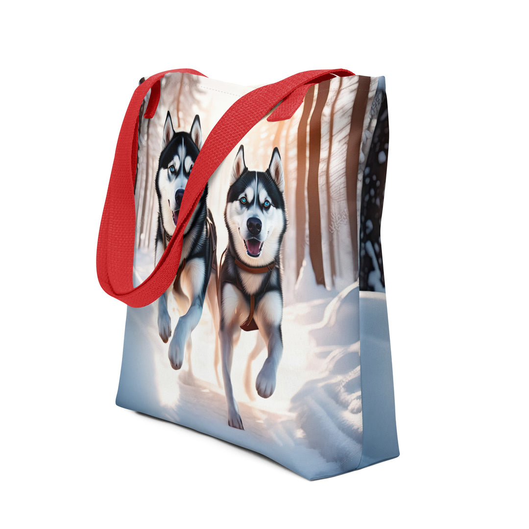 Tote bag-Siberian Husky V4