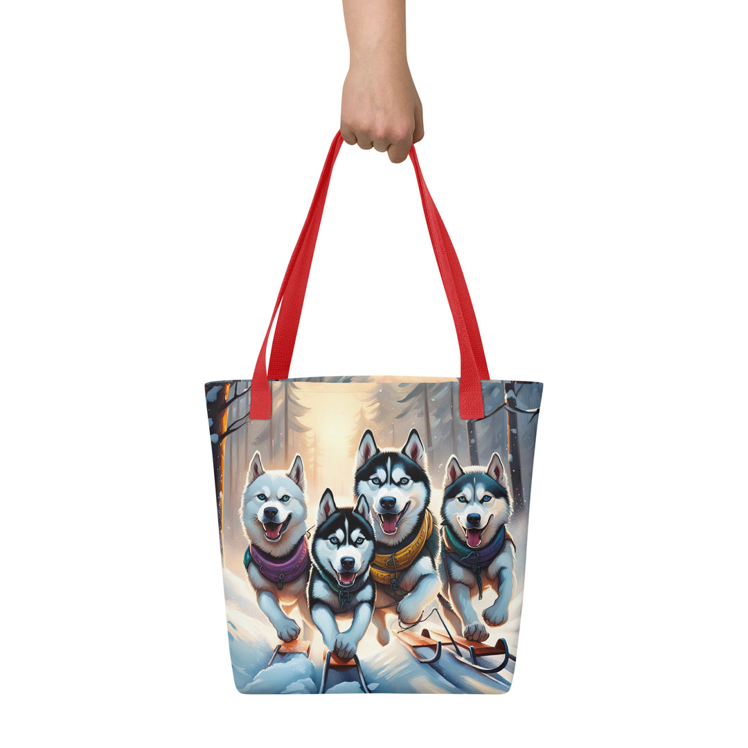 Tote bag-Siberian Husky V5