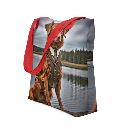 Tote bag-Novia Scotia Duck Trolling Retriever V2