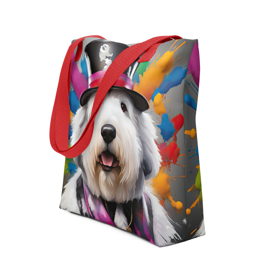 Tote bag-Old English Sheepdog V3