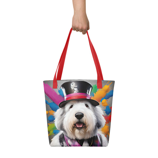 Tote bag-Old English Sheepdog V3