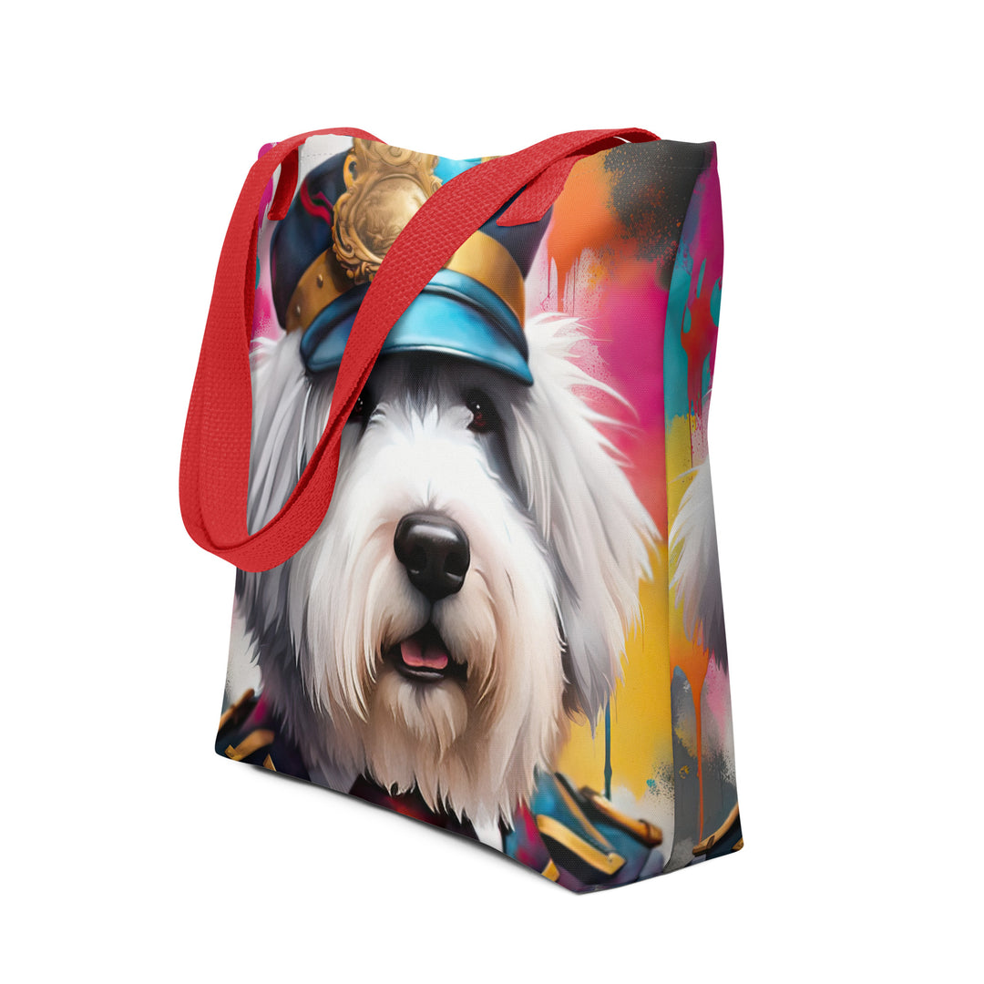 Tote bag-Old English Sheepdog V7