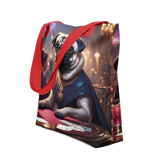 Tote bag-Pug V12