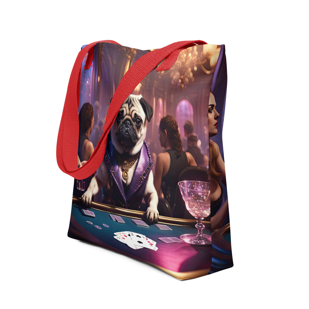 Tote bag-Pug V13