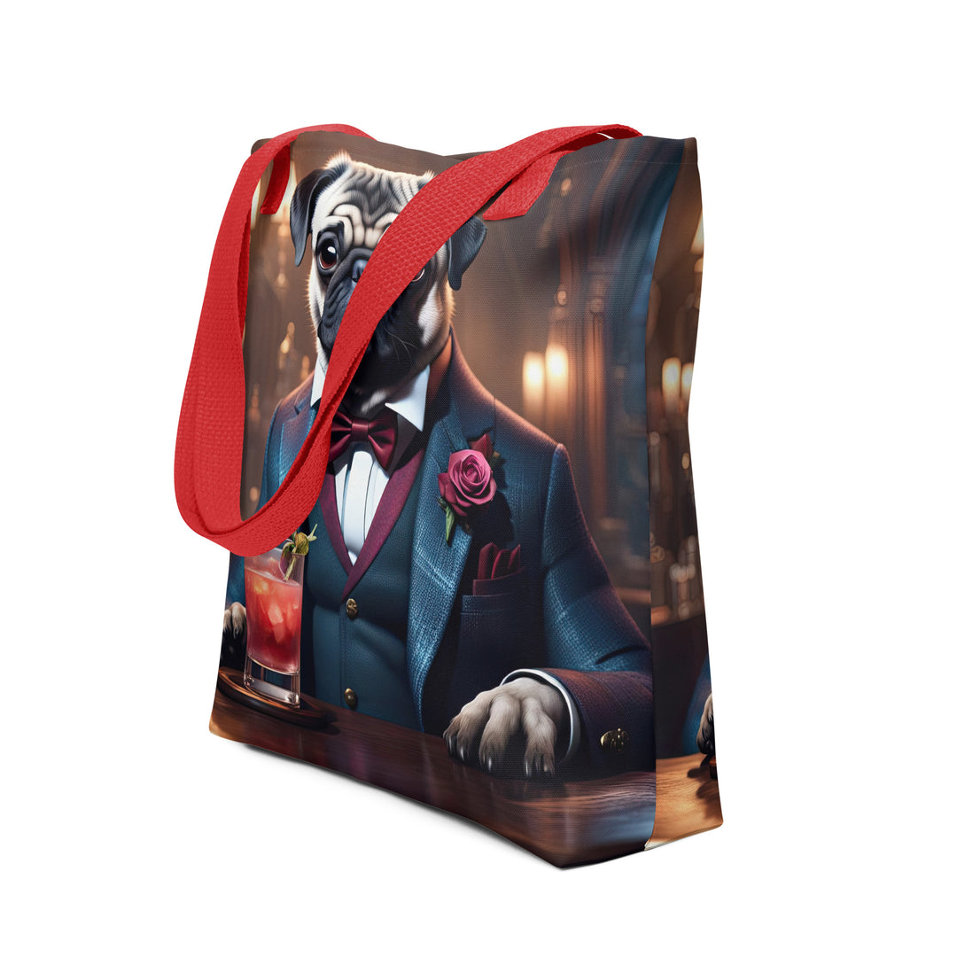 Tote bag-Pug V14