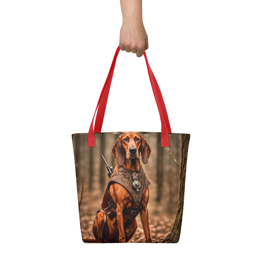 Tote bag-Redbone Coonhound V2