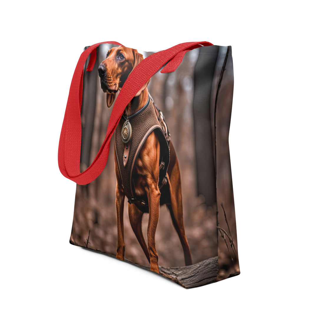 Tote bag-Redbone Coonhound V3