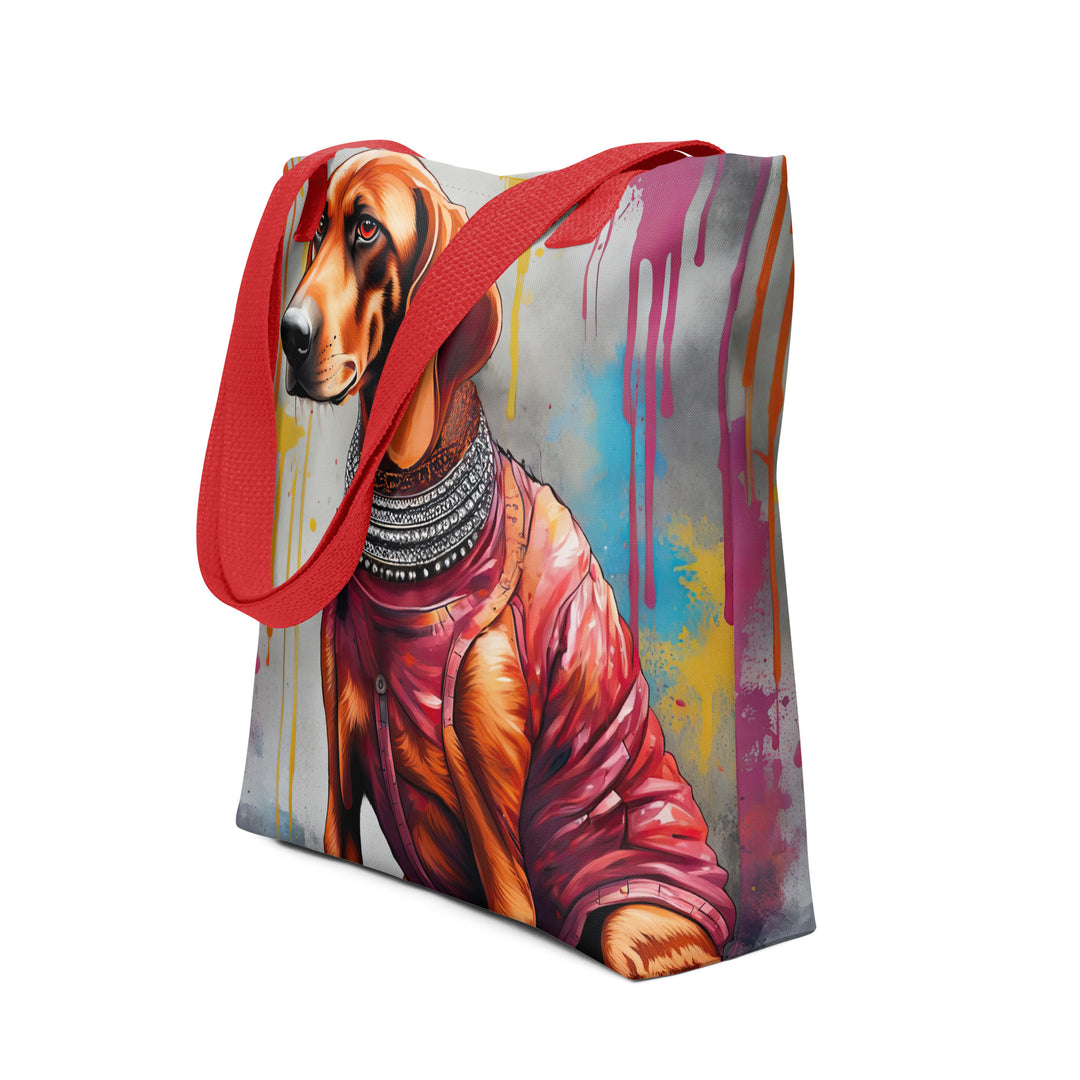 Tote bag-Redbone Coonhound V4