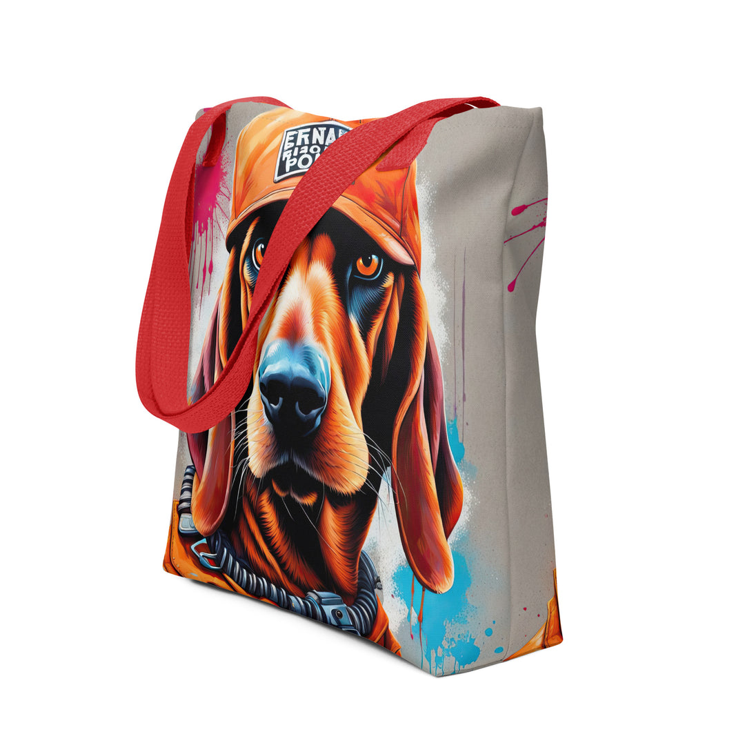 Tote bag-Redbone Coonhound V6