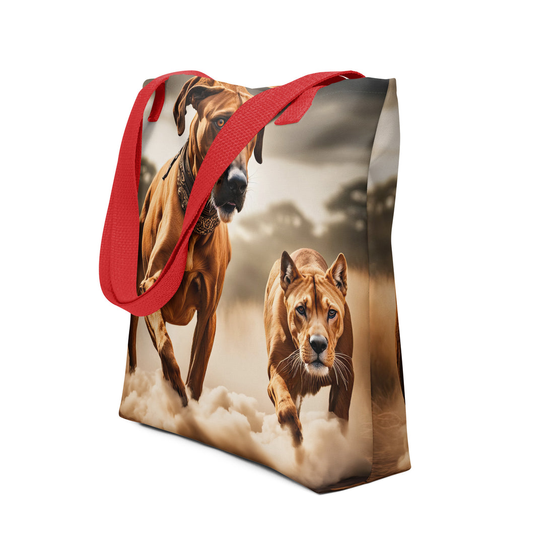 Tote bag-Rhodesian Ridgeback