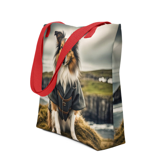 Tote bag-Shetland Sheepdog V3