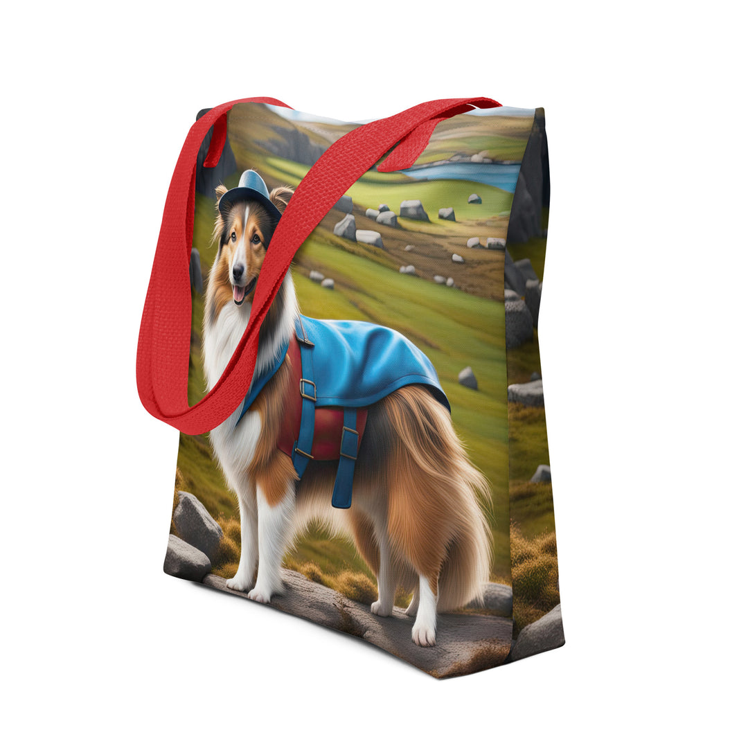 Tote bag-Shetland Sheepdog V4