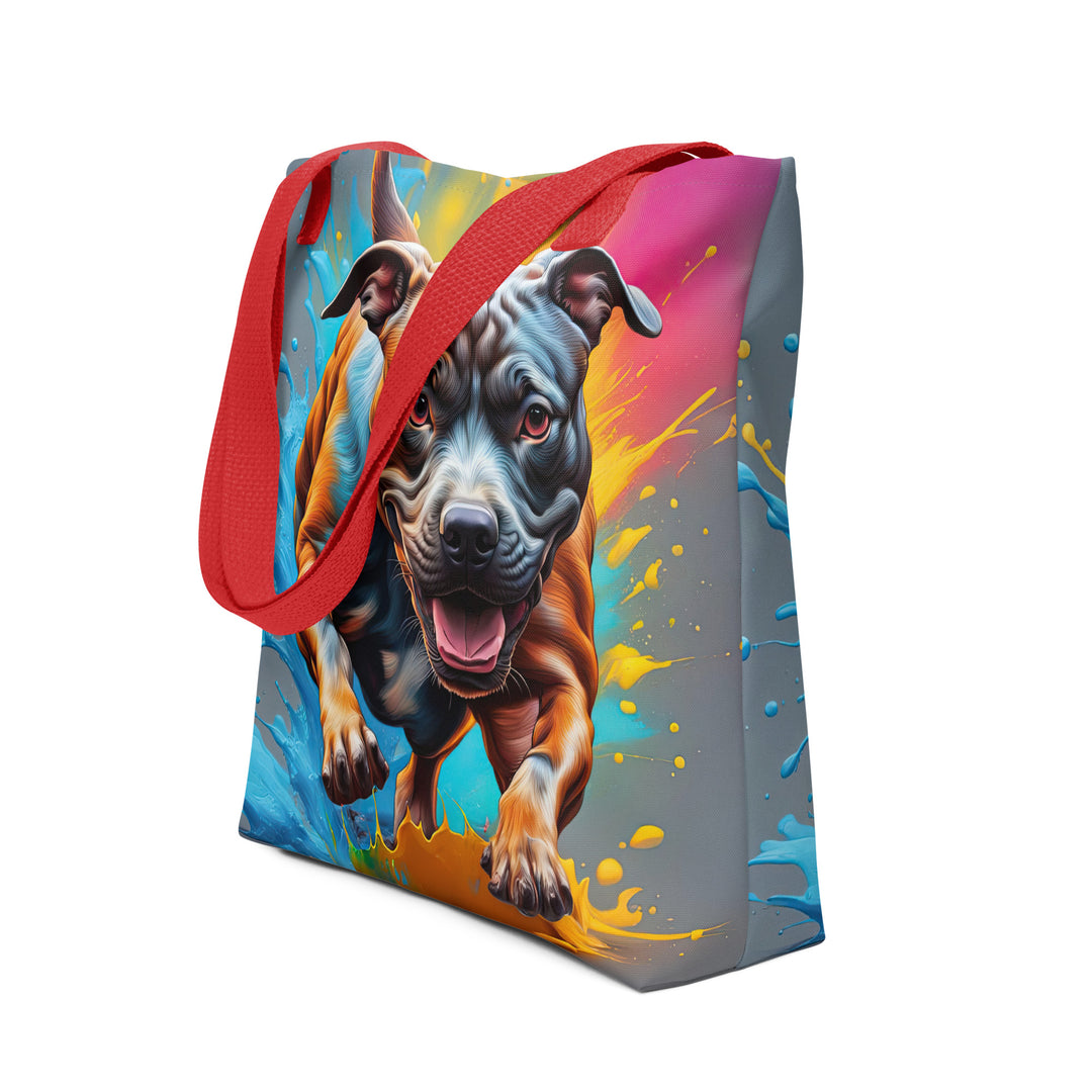 Tote bag-Staffordshire Bull Terrier