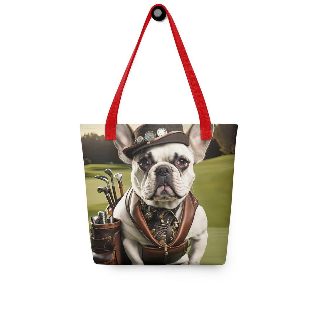 Tote bag-French Bulldog Golfer V17