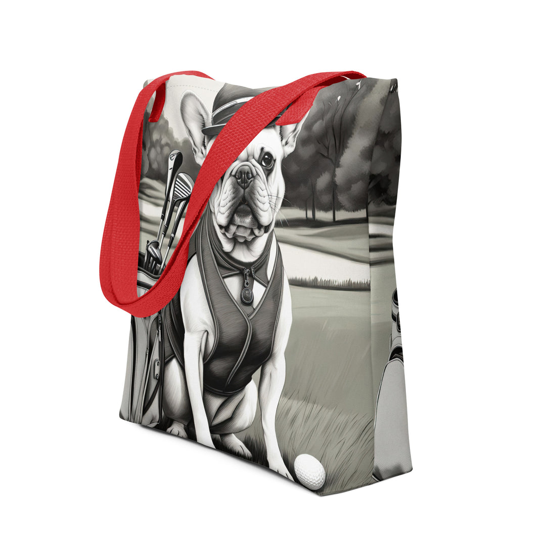 Tote bag-French Bulldog Golfer V59