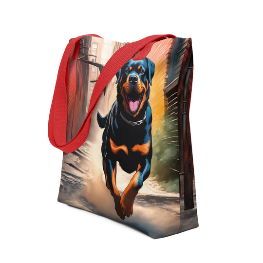 Tote bag-Rottweiler V23