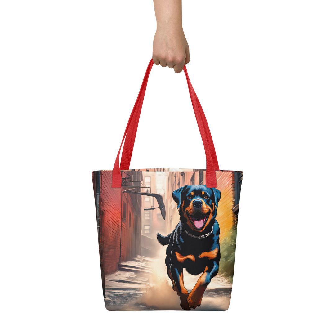 Tote bag-Rottweiler V23