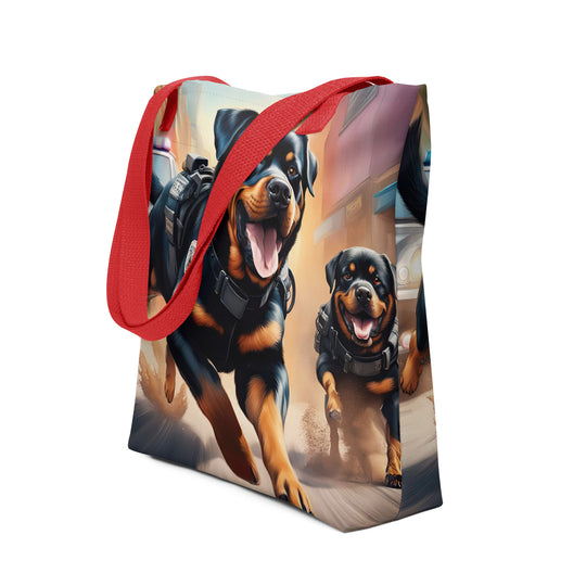 Tote bag-Rottweiler V24