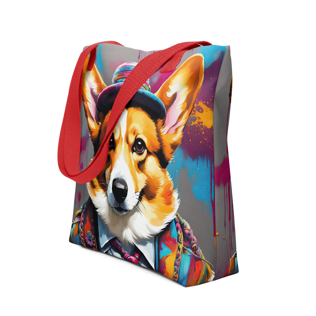 Tote bag-Pembroke Welsh Corgi V7