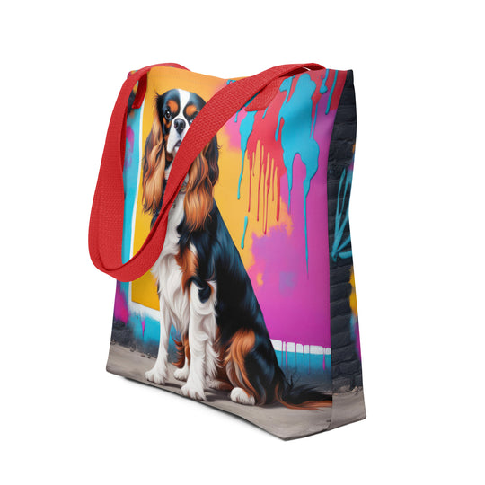 Tote bag-Cavalier King Charles Spaniel